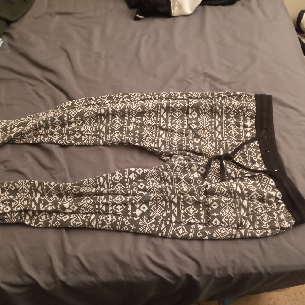 Hype Pattern Drawstring Pants